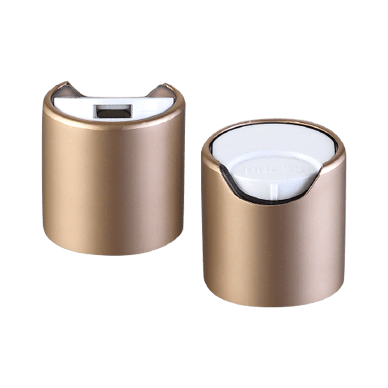 Penutup atas cakera emas mawar plastik